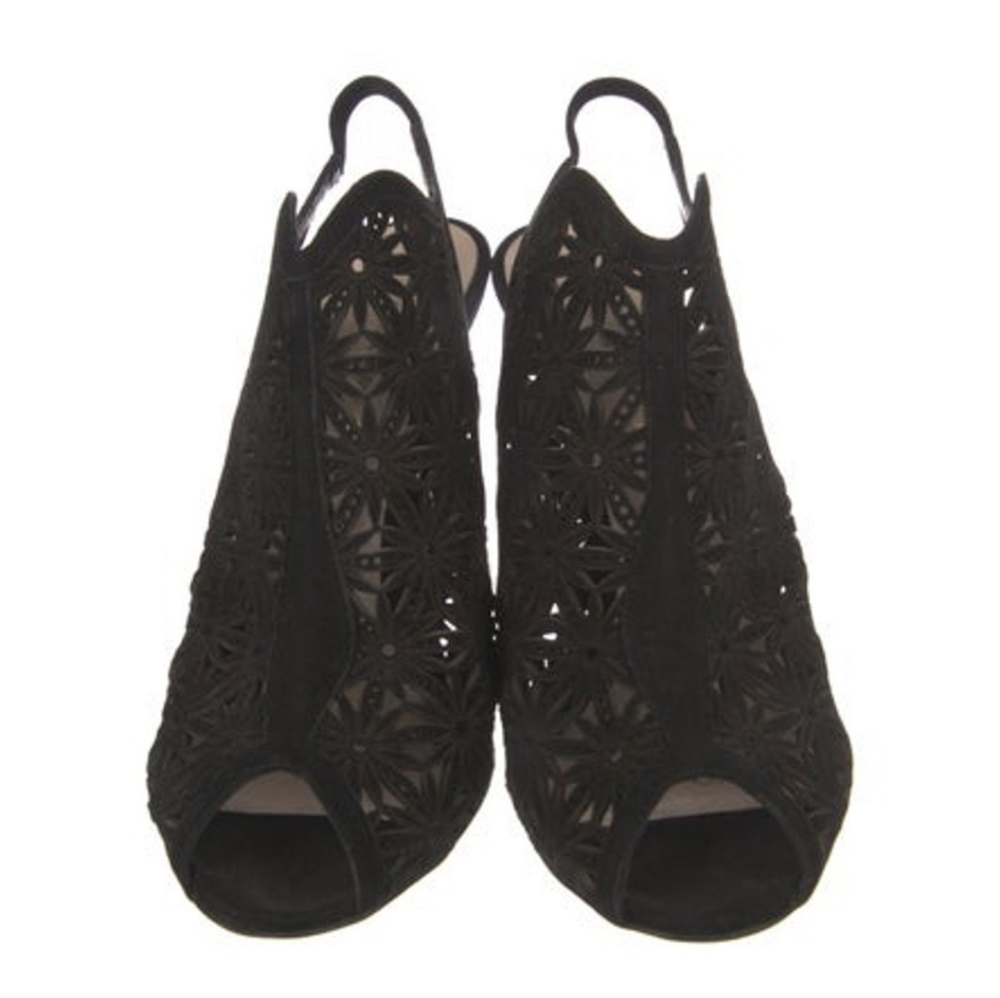 Nicholas Kirkwood Black Lace Stilletto Heels Sandals 40 9 - Picture 3 of 5